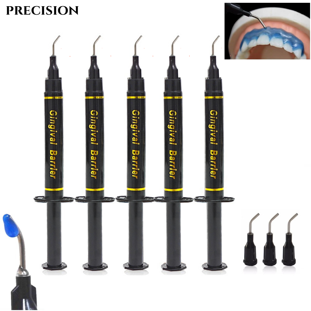 5Pcs 1.5ML Teeth Whitening Gin - Teeth Whitening Gingival Barrier 评论和价格