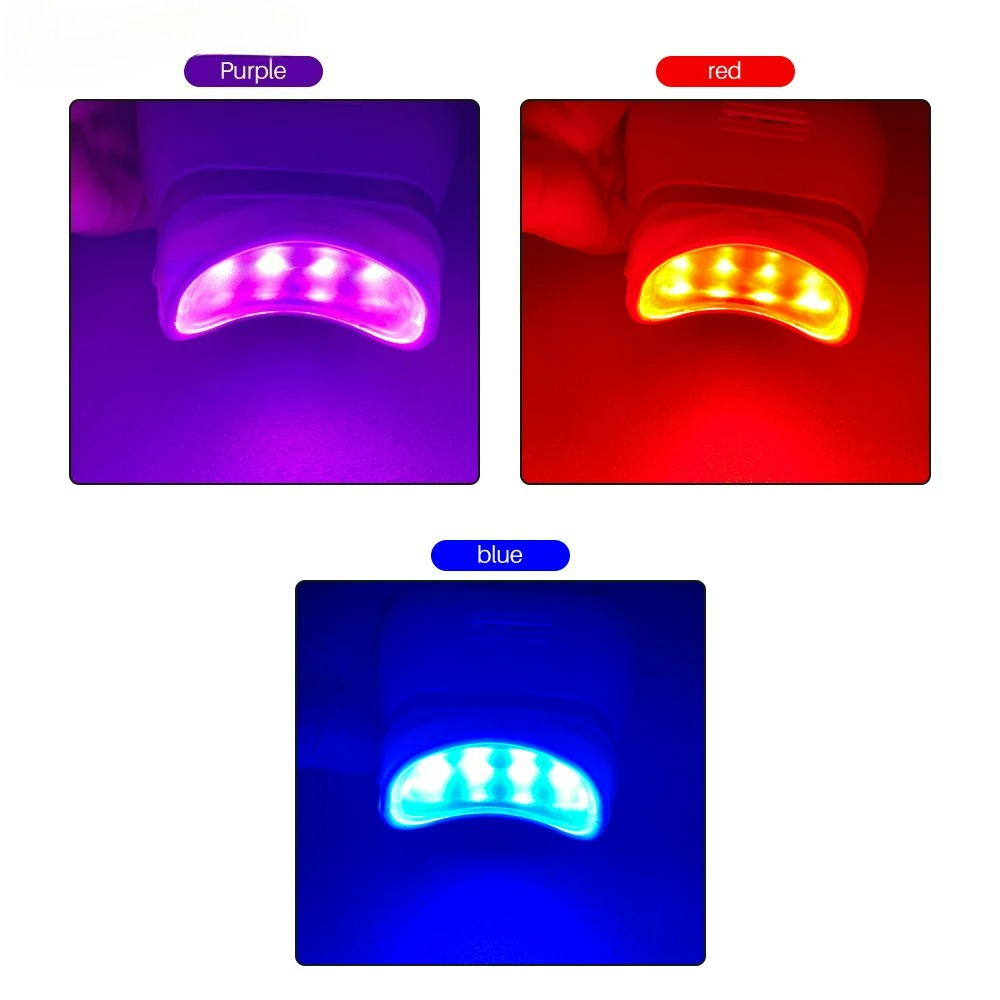 Adjustable 3 Colors LED Teeth  - Teeth Whitening Light 评论和价格