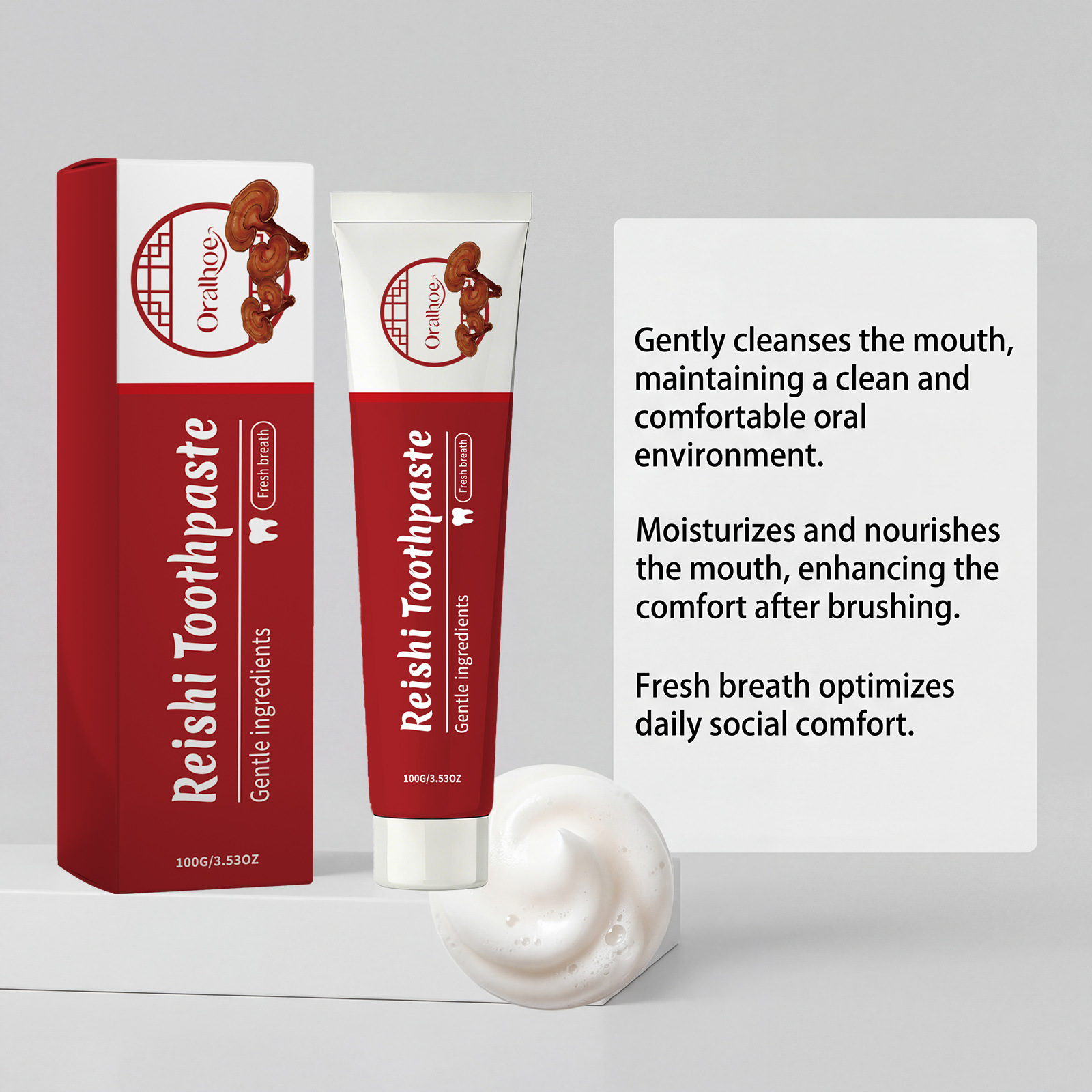 Lingzhi Herbal Toothpaste Teet - Teeth Whitening Naturally 评论和价格