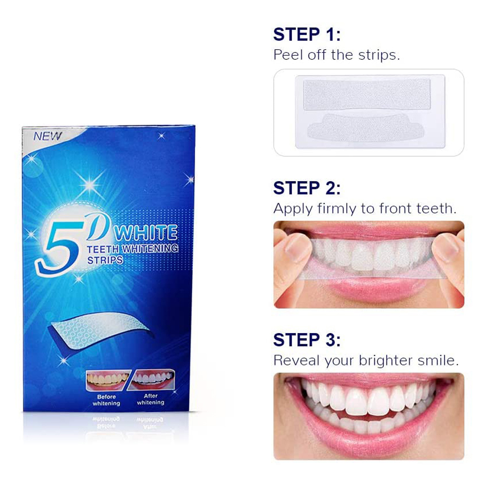 5D White Teeth Whitening Strip - Teeth Whitening Retainer 评论和价格